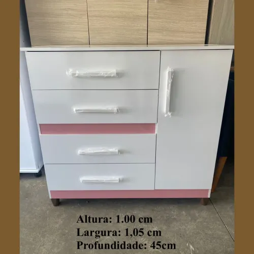 Cômoda com 4 gavetas - entrego hoje 