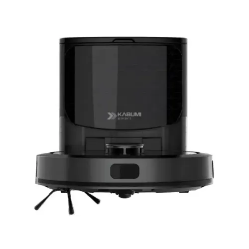 Robô Aspirador KaBuM! Smart 900 preto Controle via App G7 Dispensador de Pó Alcance 360° "