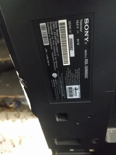 Tv Sony KDL-50W805C tela Quebrada 