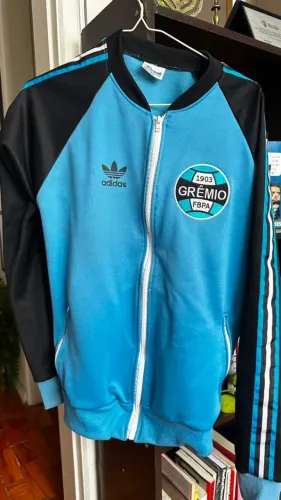 jaqueta retrô grêmio anos 80 adidas