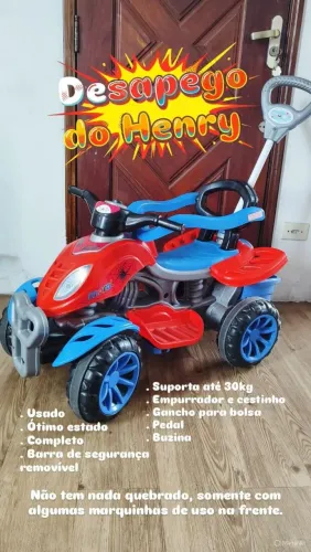 Quadriciclo Infantil Maral - Homem-Aranha