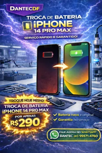 Bateria iPhone 14 pro max