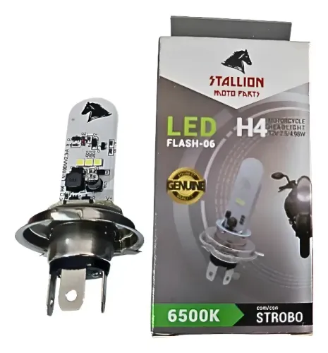Lampada Led Strobo Moto Farol 6500k Super Branca