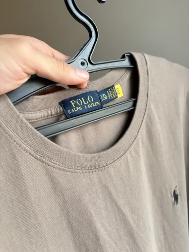 Camiseta Polo Ralph Lauren Original - Tam. XXL (XGG) - Cor Bege/Taupe