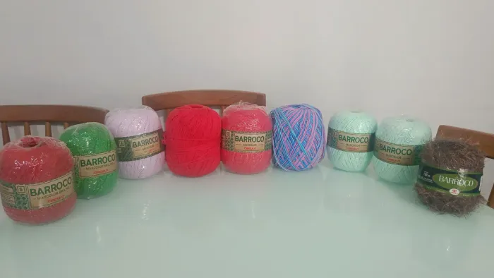 Linhas Barroco para crochê 