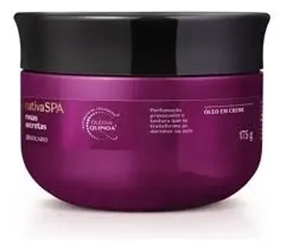 Óleo Em Creme Corporal Nativa Rosas Secretas 175g - O Boticário