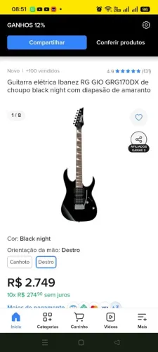 Guitarra GIL Ibanez