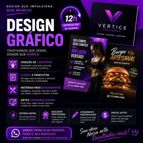 CRIAÇÃO DE LOGO PROFISSIONAL - SUA MARCA COM IDENTIDADE FORTE!