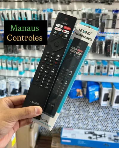 Controle para Tv Philips Ambilight Smart 4K - com Atalhos de acesso rápido 