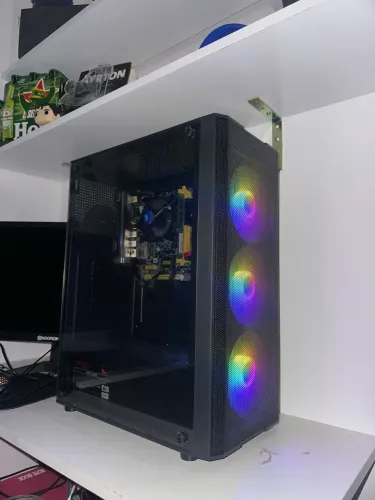 Pc Gamer Intel I5 8gb Hd 500gb + Kit Gamer 8 Gb c/ 2 monitores