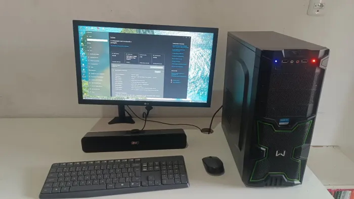 PC Gamer GTX 1650 + Ryzen 3 2200G + SSD 500GB + Monitor LG 23