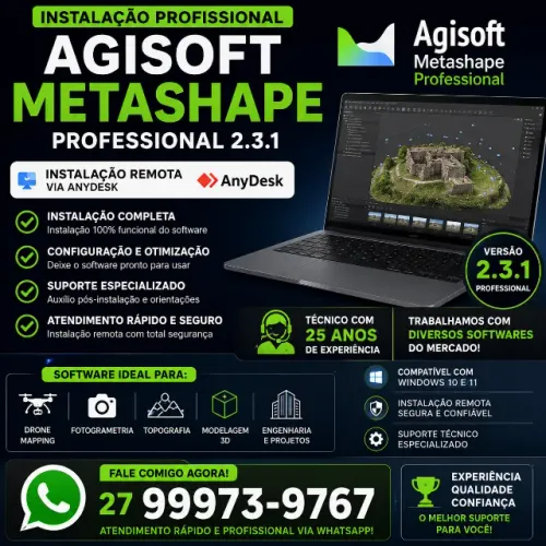 AGISOFT METASHAPE PROFESSIONAL 2.3.1