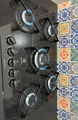 Cooktop de 5 bocas eletrolux