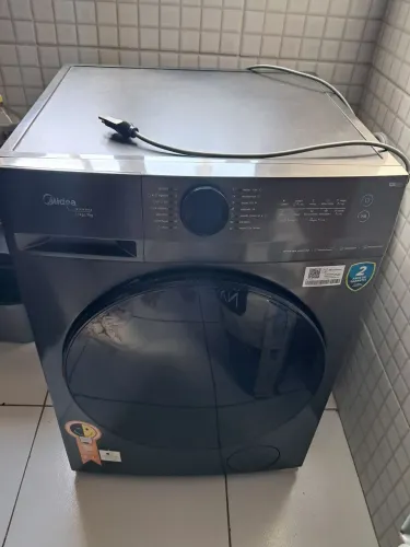 Lava e seca midea com defeito no tambor 