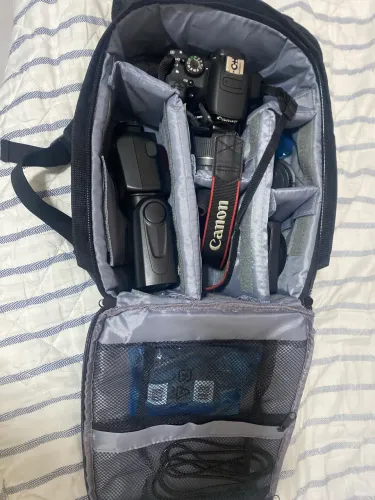 Kit Completo Canon EOS Rebel T5i + Flash Speedlight + Mochila!