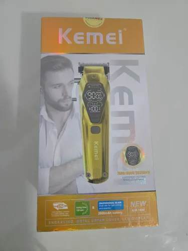 Máquina cortar cabelo kemei modelo 1698