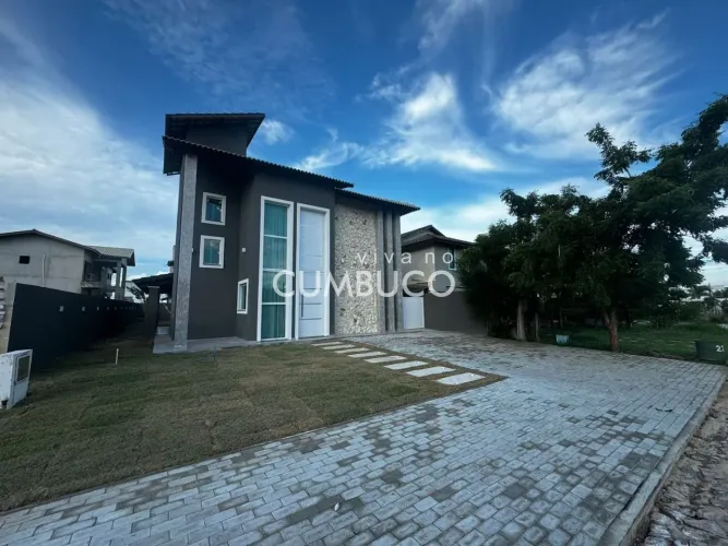 Casa sobrado com 4 dormitórios para venda, 250m² por R$ 1.250.000,00 - Cumbuco - Caucaia/C