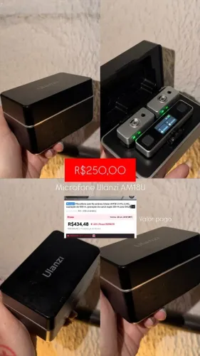Microfone de lapela Ulanzi