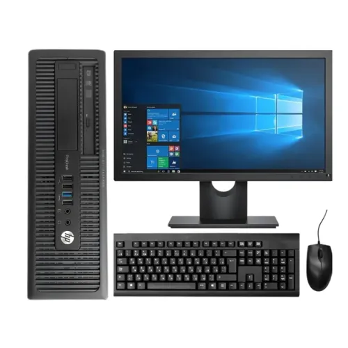 PC HP Slim SFF Completo + Monitor 19" + Kit teclado & mouse (i5 7a + 08gb + ssd 240gb)