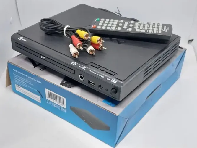 DVD Player Lenoxx DV-445B novo peça de mostruário funcionando perfeitamente