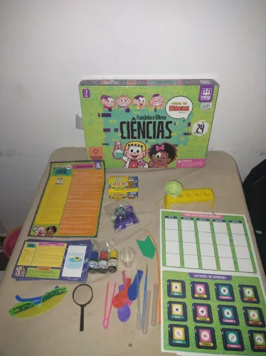 Jogo Turma da Mônica - Franjinha e Milena Ciências