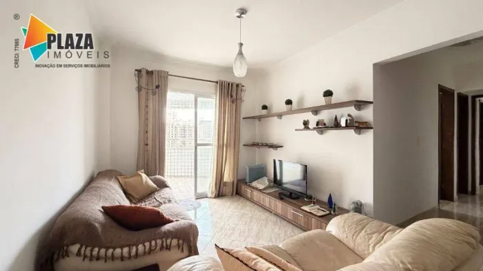 Apartamento com 2 dormitórios à venda, 89 m² por R$ 725.000,00 - Canto do Forte - Praia Gr
