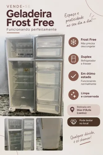 GELADEIRA FUNCIONANDO