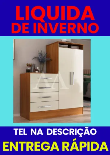 Cômoda com Roupeiro Entrega Rápida