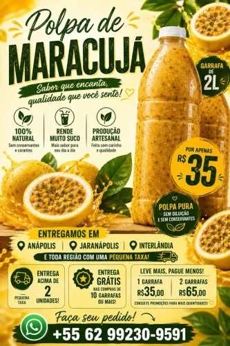 Polpa de maracujá 