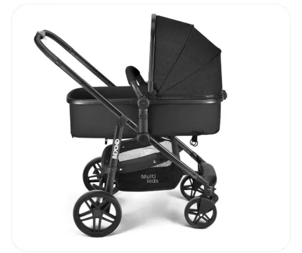 Carrinho de Bebê - Multikids Beyond com berço moíses + Bebê conforto