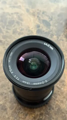 Lente Laowa 15mm F2.0 Zero-D Full Frame RF Mount