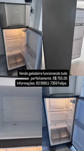 Geladeira funcionando tudo perfeitamente!