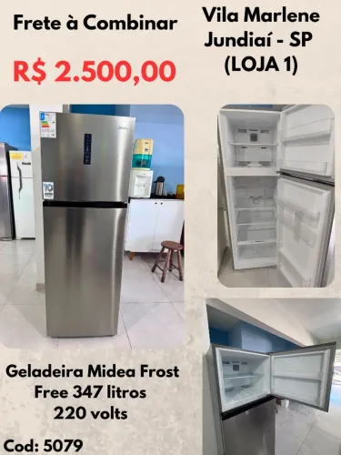 Geladeira Midea Frost Free 347 litros 220 volts