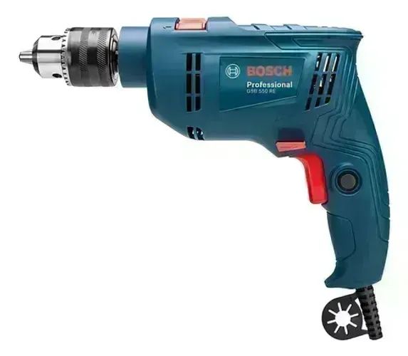 Furadeira 1/2 Pol 550w C/ Impacto E Reversão Gsb 550re Bosch