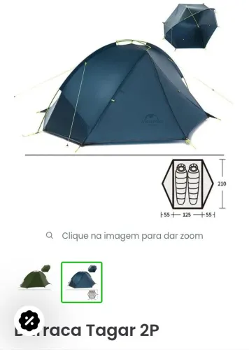 Barraca Naturehike 2p