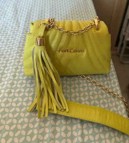 Bolsa fort couro legítimo linda e nova