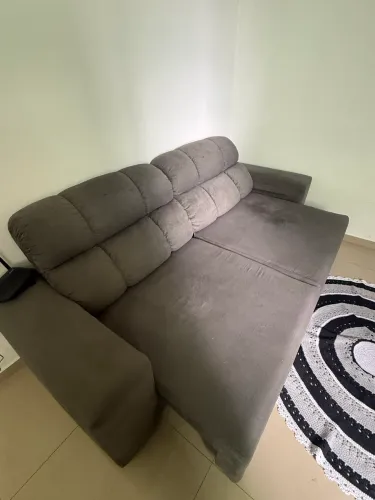 Sofá 4 Lugares Retrátil 