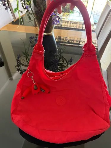 BOLSA VERMELHA GRANDE KIPLING ORIGINAL