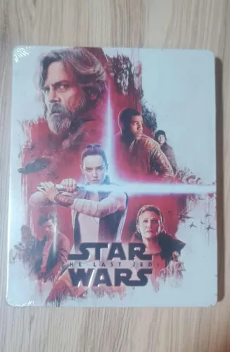 Steelbook Lacrado Star Wars - The Last Jedi - 3 discos Bluray + 3D