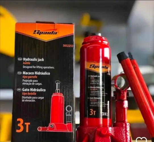 Macaco hidráulico 3 Toneladas Automotivo - Pronta Entrega