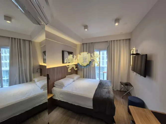 Flat com 1 Quarto à venda, 20m² no Centro, São Paulo SP - Condomínio Setin Downtown São Lu