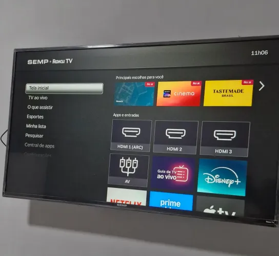 SMART TV SEMP LED HD 43 POLEGADAS 