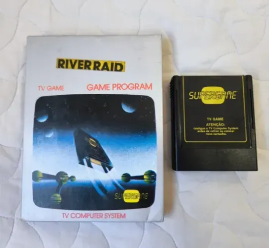 River Raid Supergame CIB Atari 2600 na Caixa