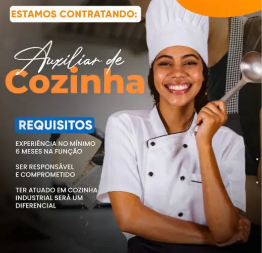 Auxiliar de Cozinha
