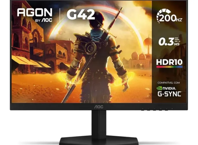 Monitor Gamer - AOC AGON 240HZ + Fone Gamer Havit