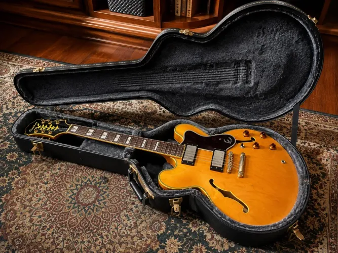 Guitarra - Epiphone Sheraton II Coreana Anos 90/2000 + Hard Case | Rara e Colecionável