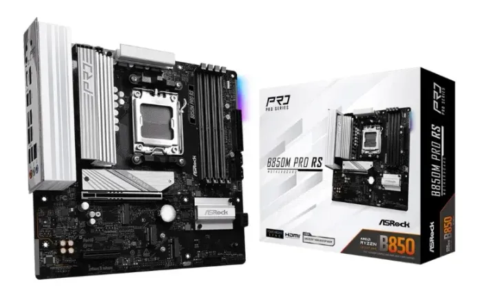 Placa Mãe ASRock B850M Pro RS AMD AM5 DDR5