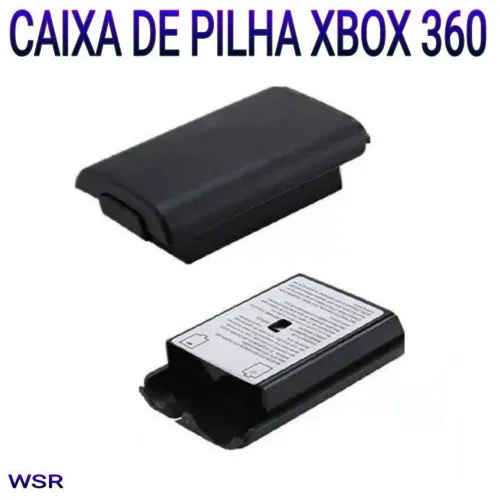 Caixa de pilha pra controle xbox 360 nova