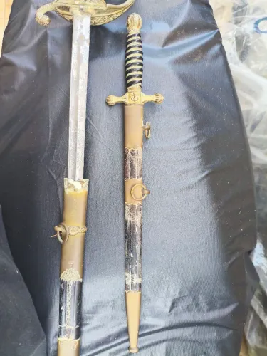 Espada e espadin marinha antiguidade