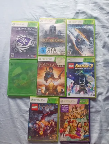8 jogos originais de Xbox 360